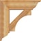 Ekena Millwork Westlake Traditional Rough Sawn Bracket w/ Offset Brace, Western Red Cedar, 8"W x 26"D x 26"H BKT0806X26X26WTL01RWR - alternate 2
